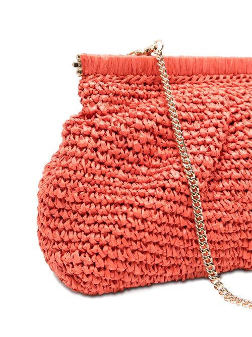 Borsa donna Emme Marella pochette in rafia arancio EMME Marella | PAPRICA004